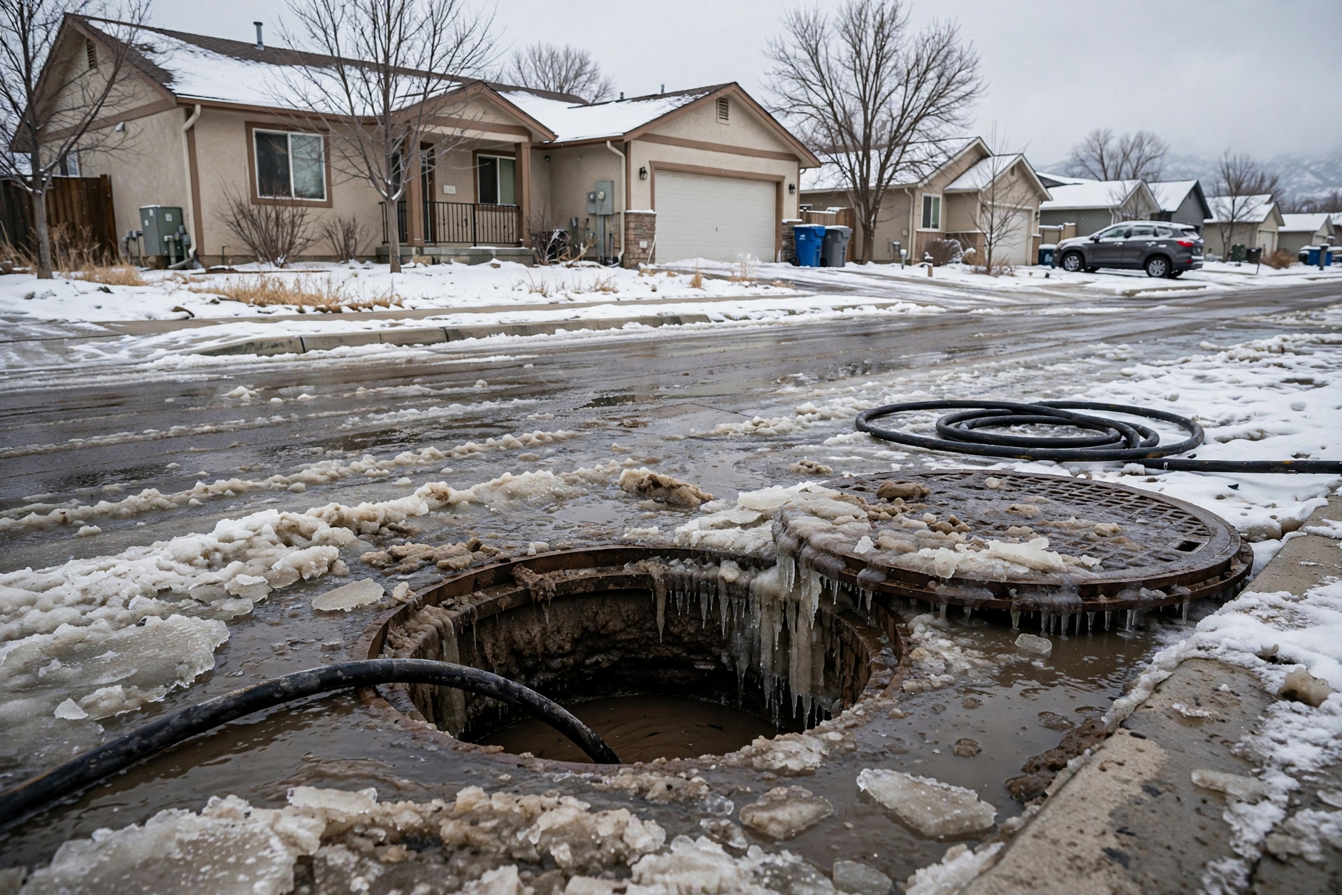 Winter Freezes And Sewage Line Issues In Kearns Homes