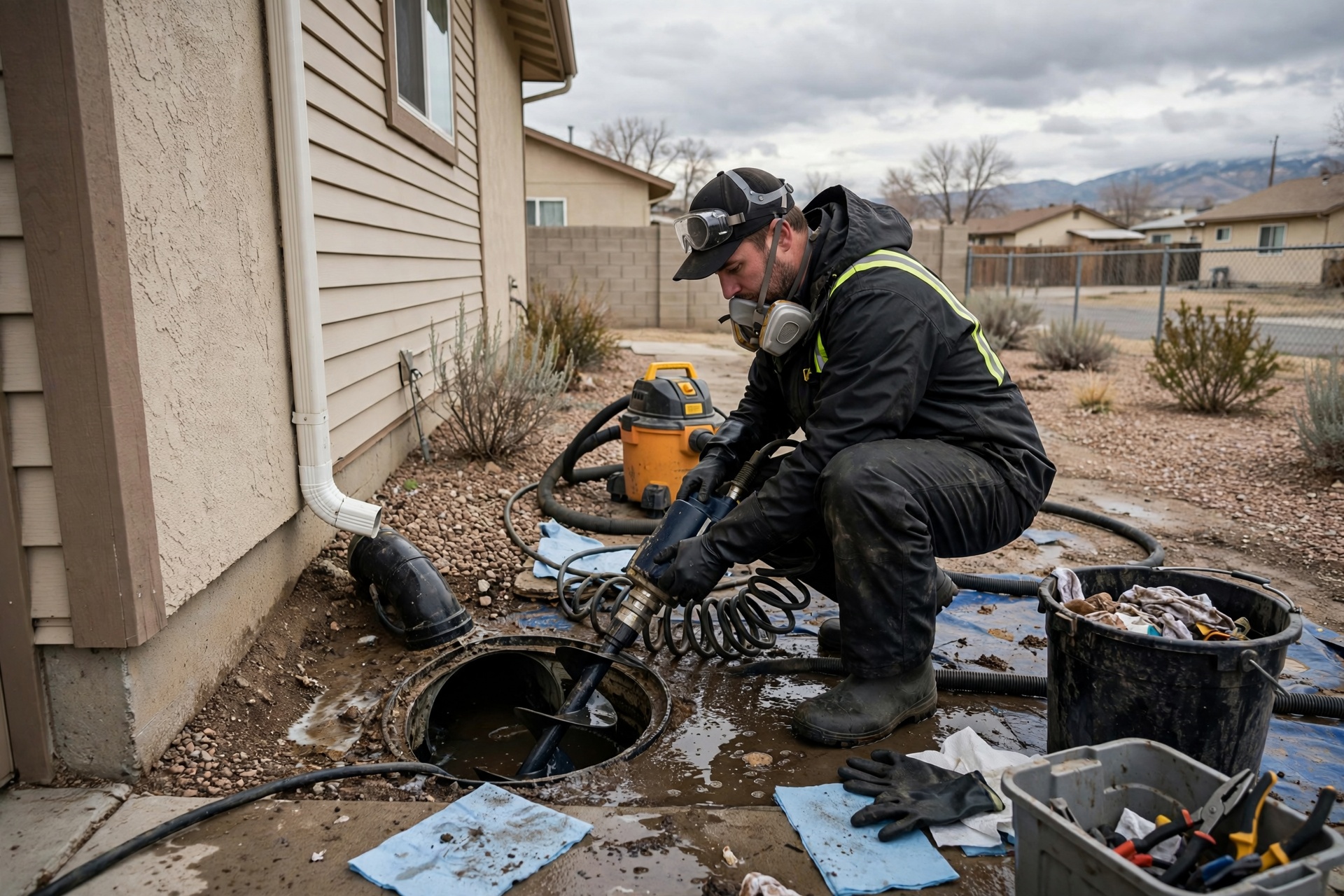 Sewer Line Backup Cleanup in Kearns